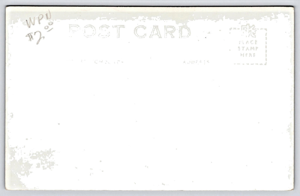 RPPC Dam with Reservoir and Spillway EKC Stamp Box UNP Postcard