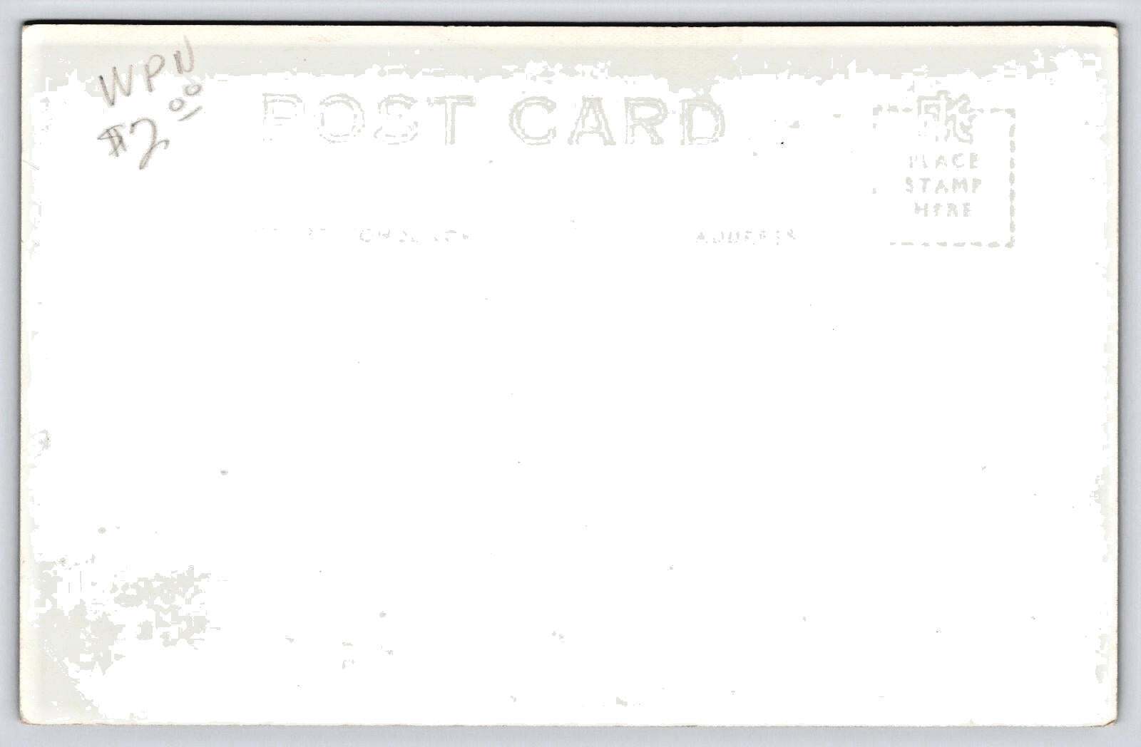RPPC Dam with Reservoir and Spillway EKC Stamp Box UNP Postcard