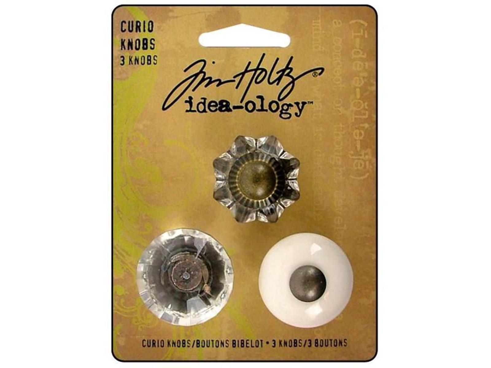 TH92840 Tim Holtz Curio Knobs (3 Pack) idea-ology Advantus