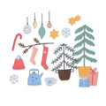664497 Sizzix Ellison Thinlits Dies Christmas Cheer 22 Dies Olivia Rose