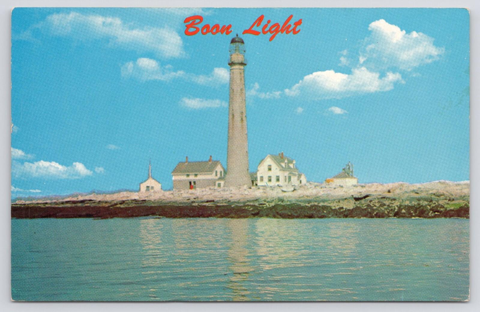 Postcard Boon Island Light Maine Off Shore Lighthouse Wakefield Trading Co