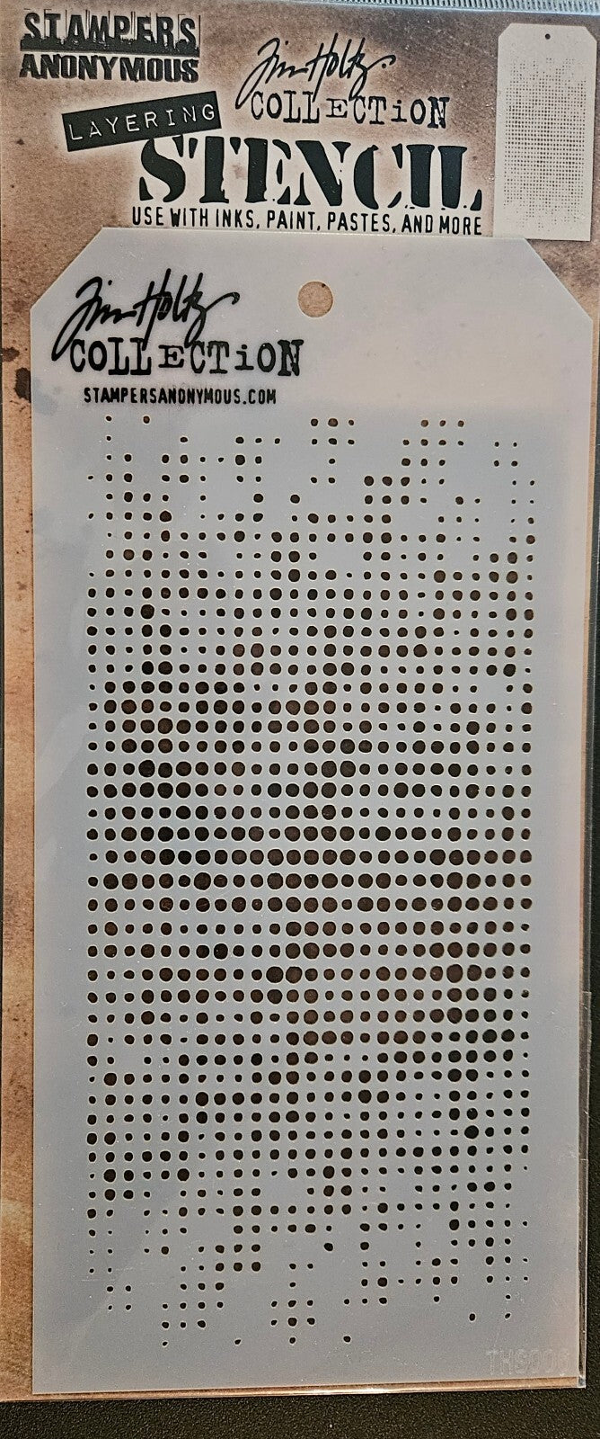 THS006 Tim Holtz Layering Dot Fade Stampers Anonymous