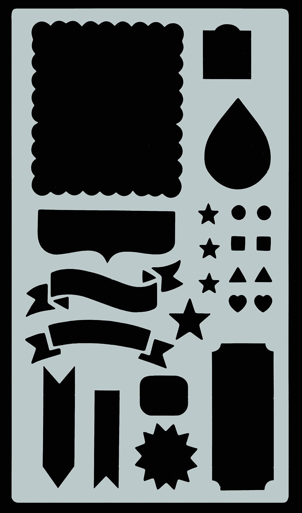 Essentials Dotted Journal Stencil Set