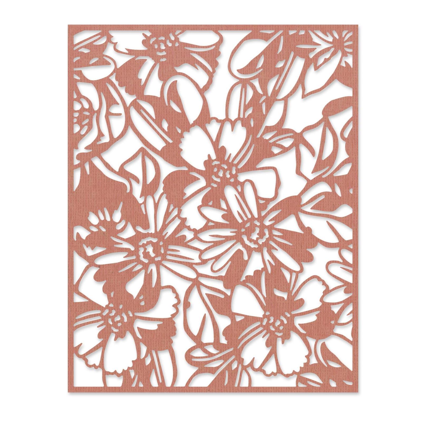 665203 Sizzix Dies Tim Holtz Thinlits Flowery