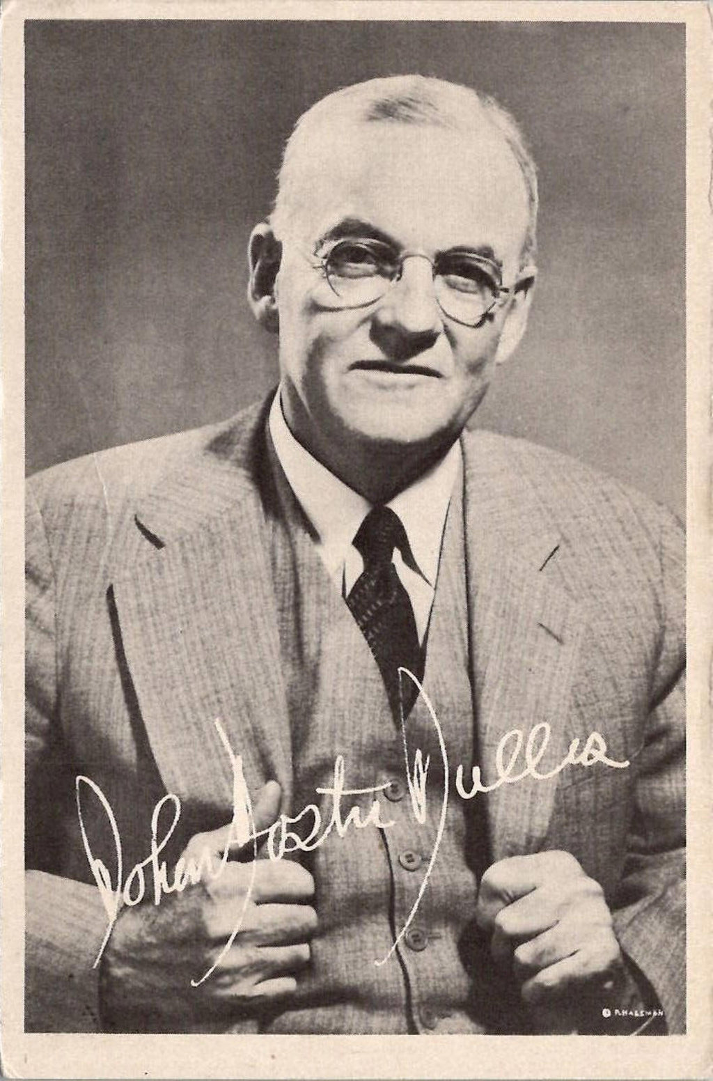 Postcard Senator John Foster Dulles Republican Candidate New York 1949