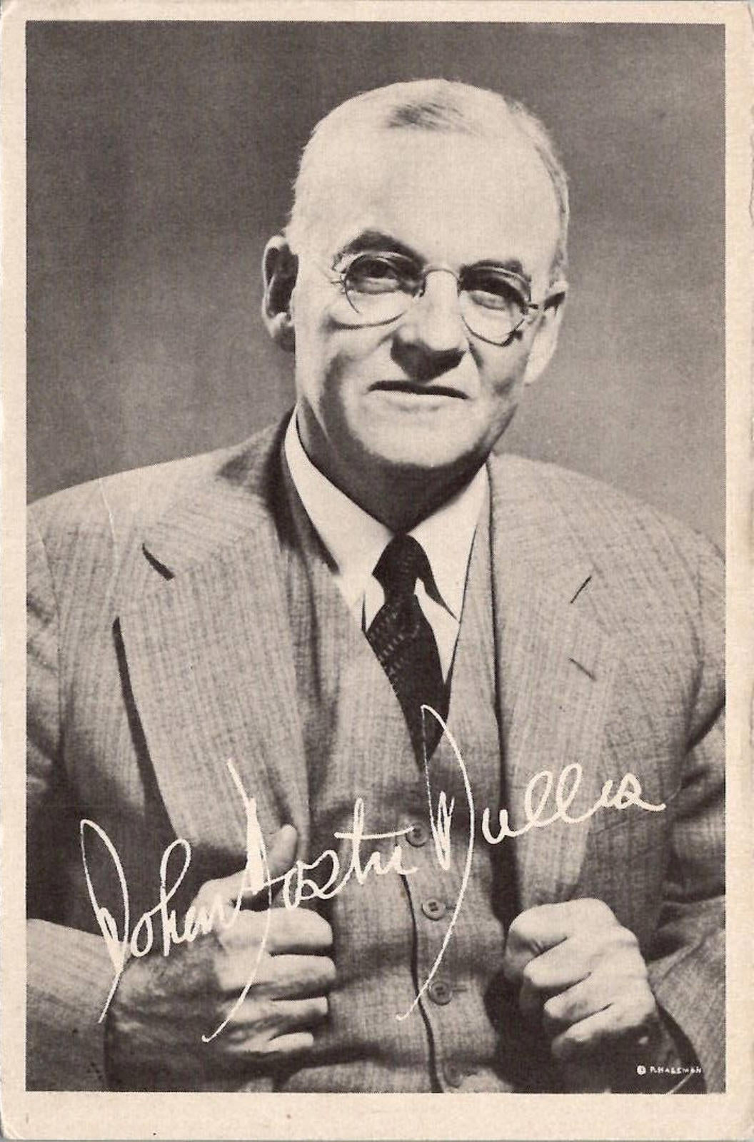 Postcard Senator John Foster Dulles Republican Candidate New York 1949