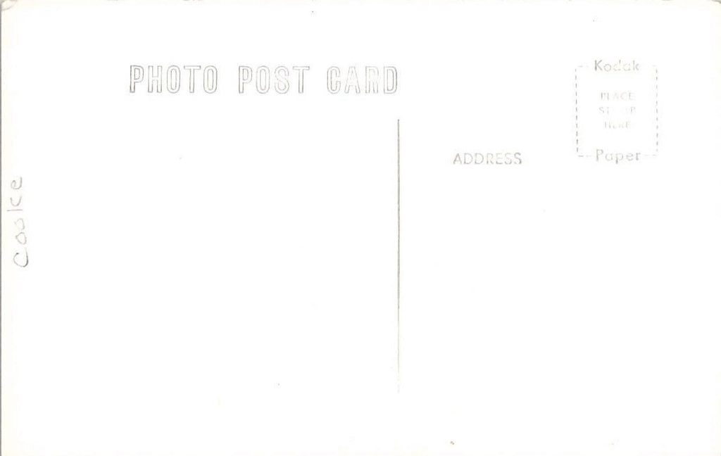Postcard President Benjamin Harrison North Bend Ohio RPPC UNP Kodak Paper
