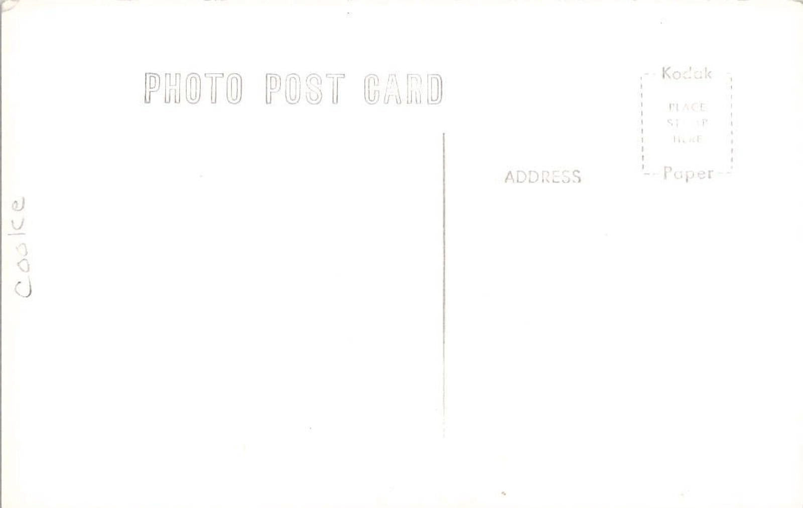 Postcard President Benjamin Harrison North Bend Ohio RPPC UNP Kodak Paper