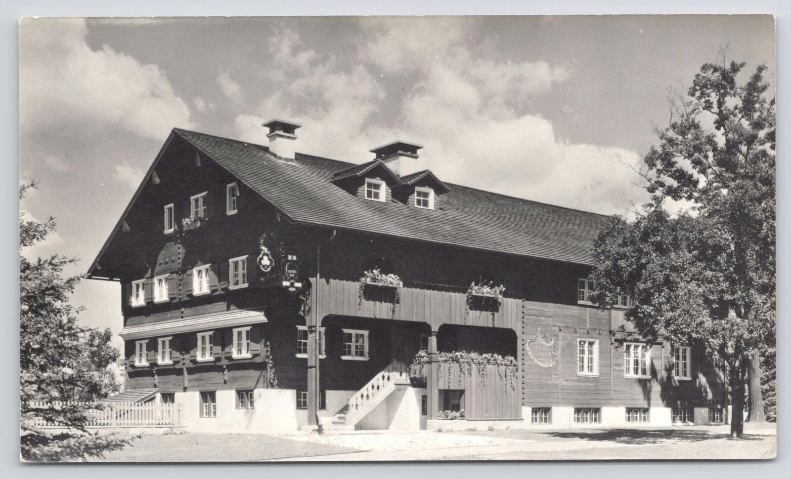 RPPC Walderhaus The Girl Scout House of Kohler Wisconsin Real Photo Postcard