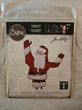 664744 Sizzix Thinlits Colorize Dies Santa Claus 8 Dies Papercut Christmas #1