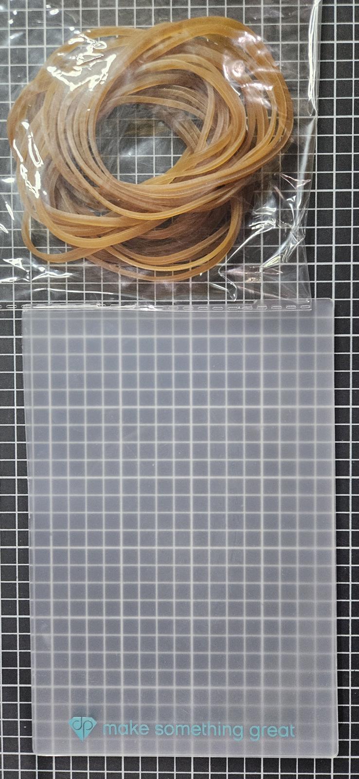 Diamond Press Pop Up Card Crafting Kit Corner Cafe Stamps Dies Form Rubber Bands
