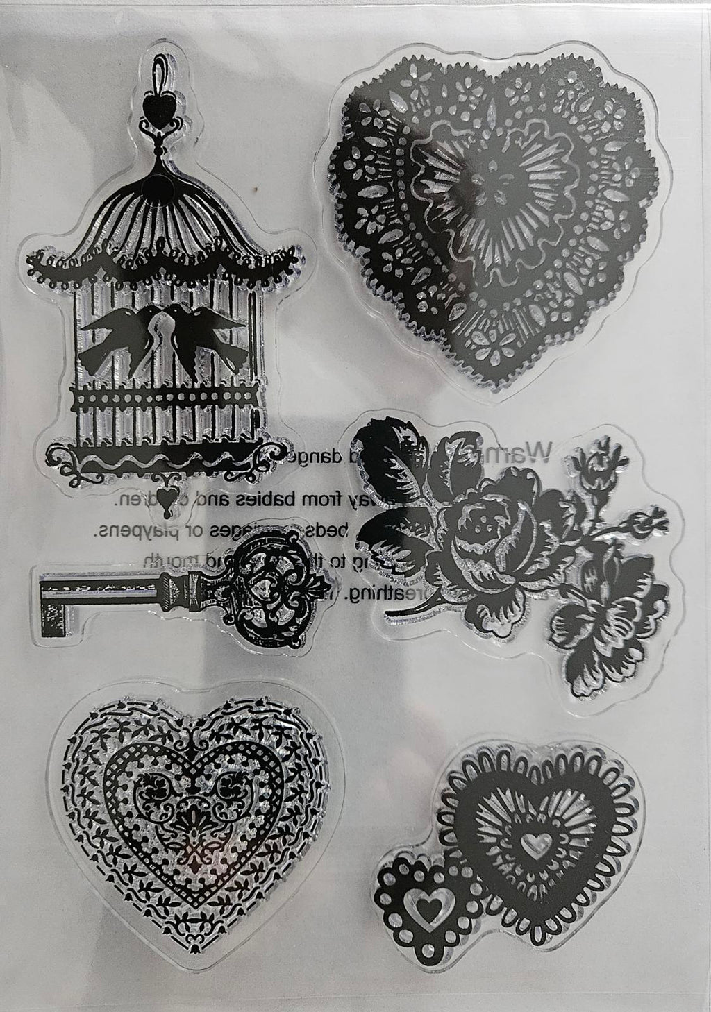 AG1861 Anna Griffin Smitten Stamps & Dies Set with Embossing and Cutting Tools