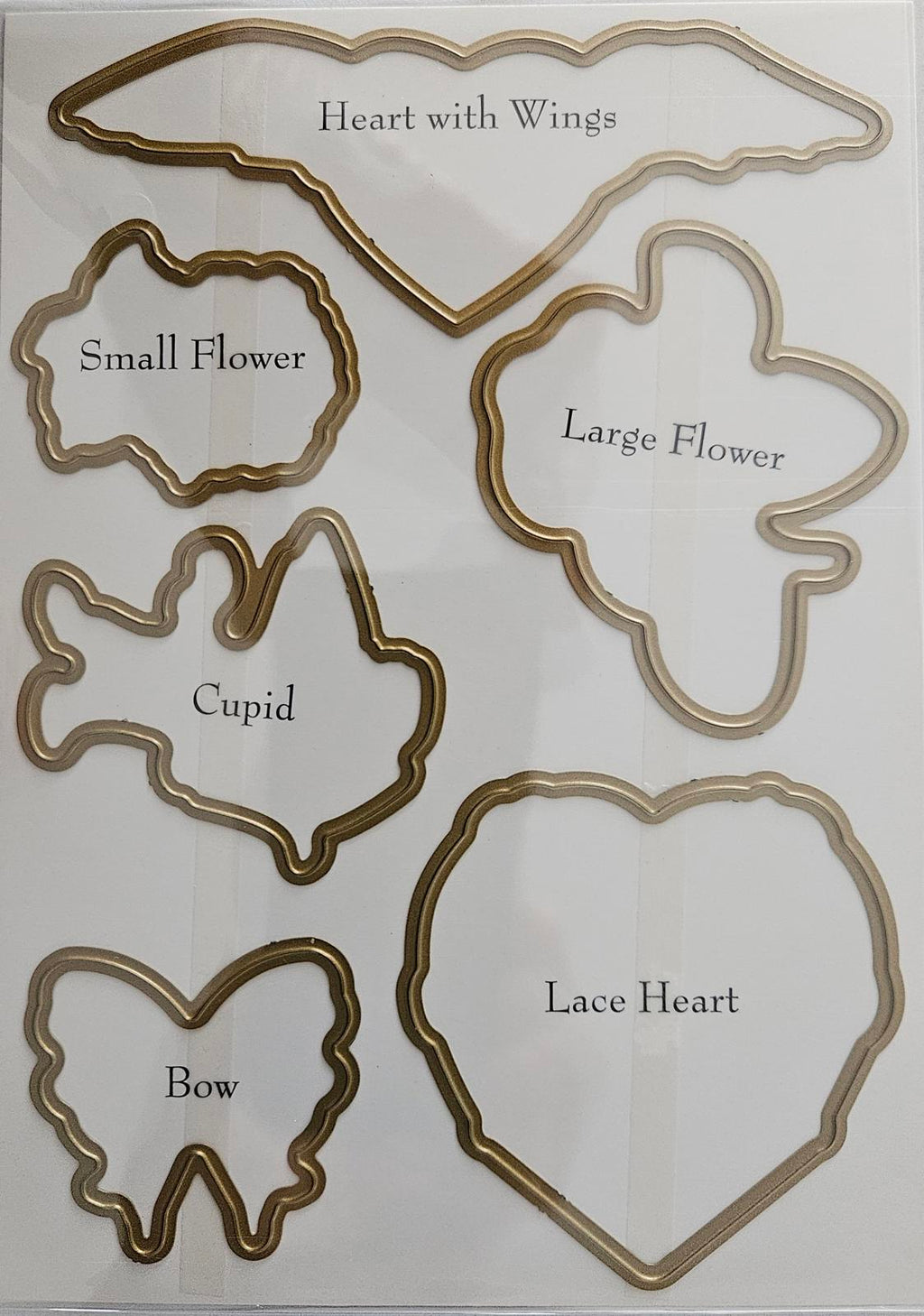 AG1861 Anna Griffin Smitten Stamps & Dies Set with Embossing and Cutting Tools