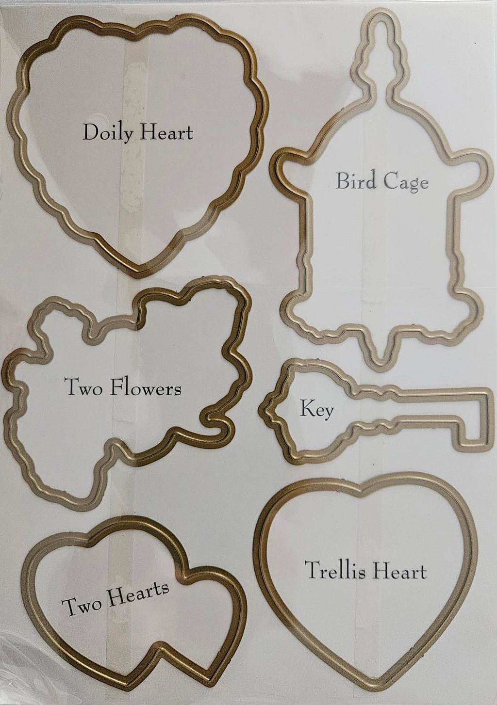 AG1861 Anna Griffin Smitten Stamps & Dies Set with Embossing and Cutting Tools