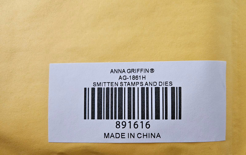 AG1861 Anna Griffin Smitten Stamps & Dies Set with Embossing and Cutting Tools