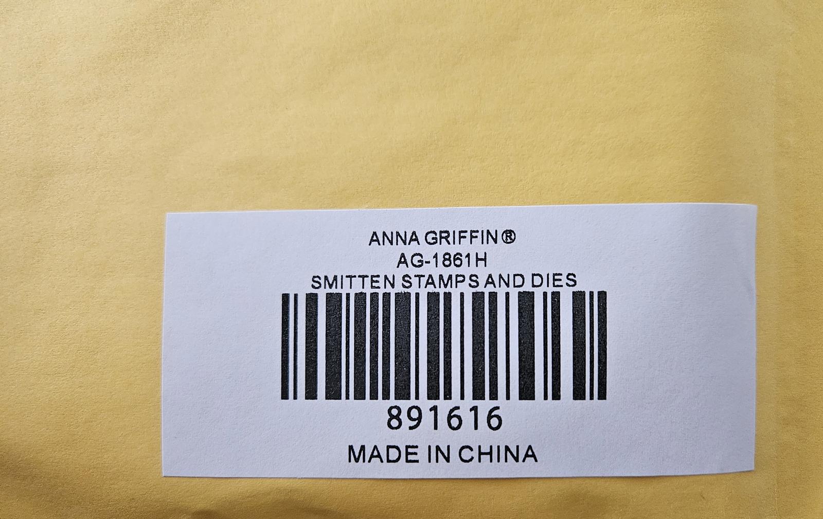 AG1861 Anna Griffin Smitten Stamps & Dies Set with Embossing and Cutting Tools