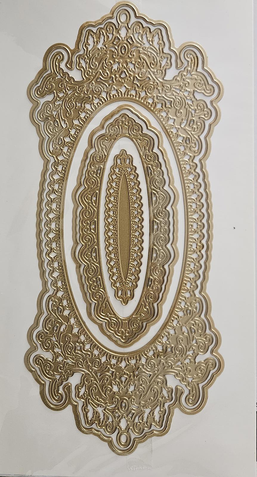 AG1569 Anna Griffin French Slimline Concentric Dies for Card Making 2022