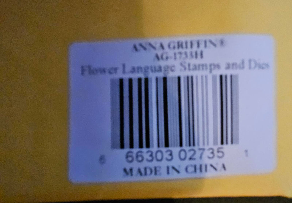 AG1735 2024 Anna Griffin Flower Language Stamps & Dies Set Emboss NIP