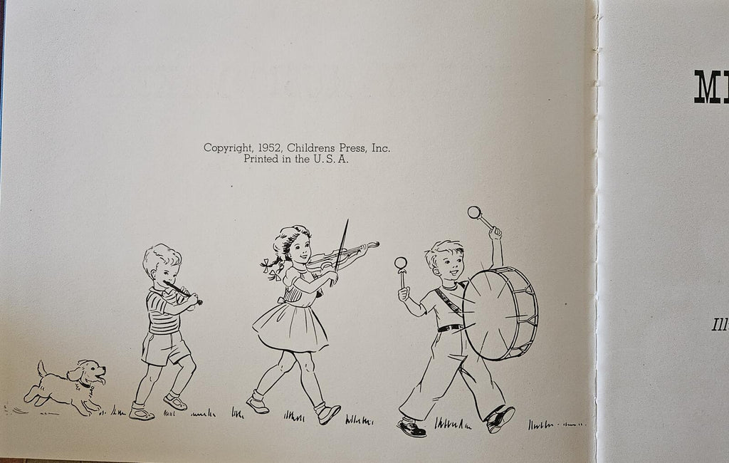 Merry Music Makers Children's Book 1952
