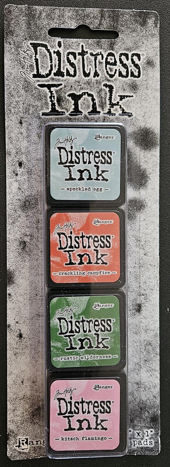 Kit #16 - Ranger Tim Holtz Distress Ink Mini Ink Pads 4 pc Set TDPK76339