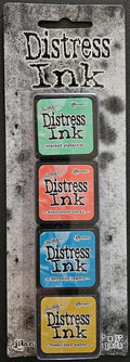 Kit #13 - Ranger Tim Holtz Distress Ink Mini 4 pc Pad Set TDPK46738 789541046738