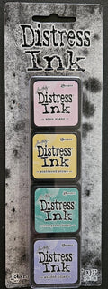 Kit #4 - Ranger Tim Holtz Distress Ink Mini Pads 4 pc Set TDPK40347 789541040347
