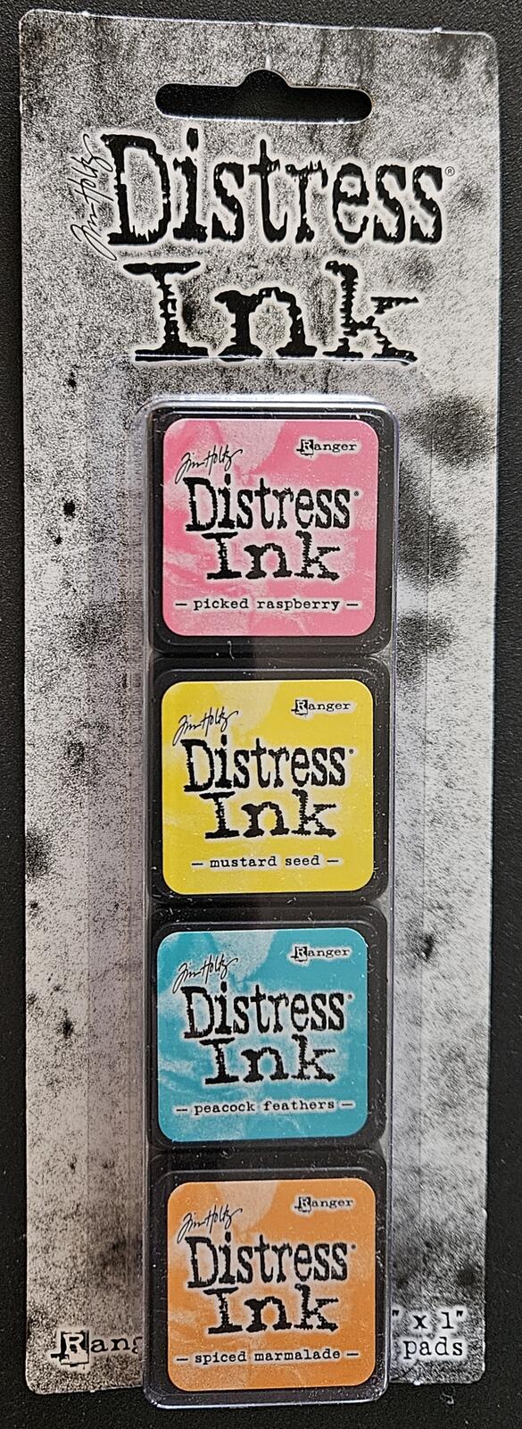 Kit #1 Ranger Tim Holtz Distress Ink Mini Pads 4 pc Set - TDPK40316 789541040316