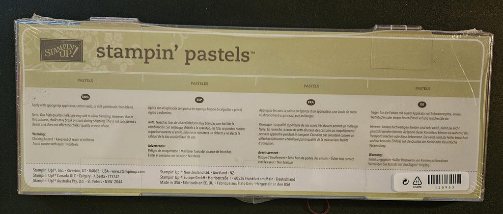 Stampin' Up! Pastels Chalk Set Unopened Package