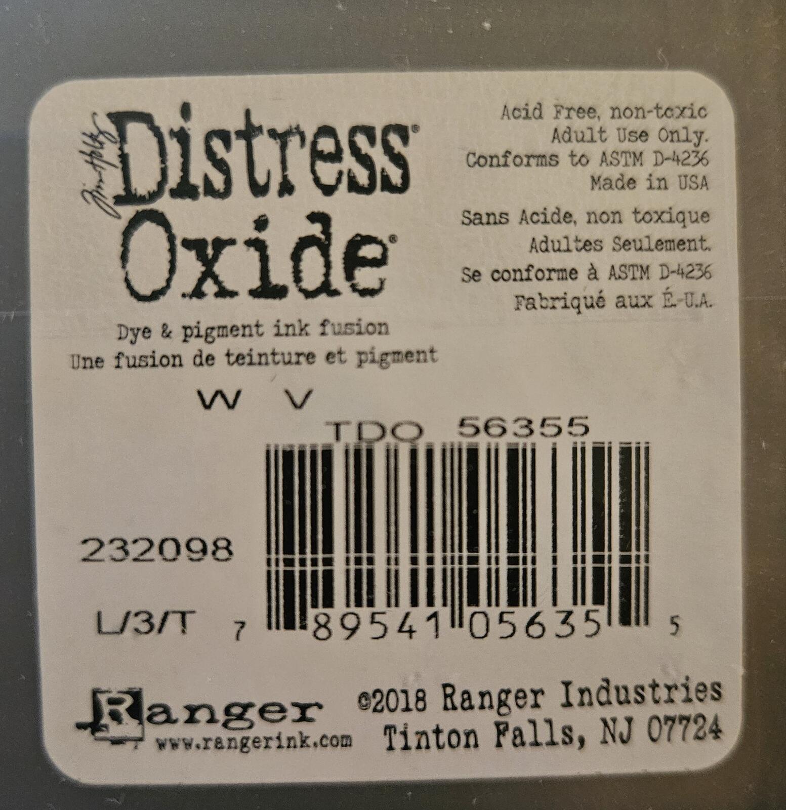 TDO-56355 Tim Holtz Distress Oxides Ink Pad Wilted Violet 3" x 3" Ranger