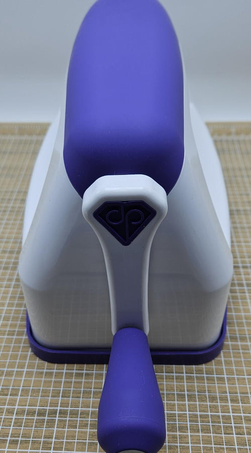 Diamond Press Purple Grand Marquise Die Cutting Machine 7.25" Opening