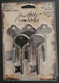 TH93600 Tim Holtz Idea-ology Halloween Word Keys Set 5 pcs