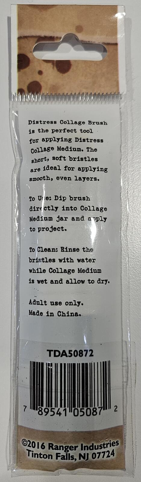 TDA50872 Tim Holtz Distress Collage Brush for Distress Collage Medium Ranger