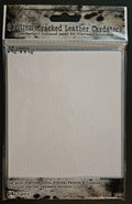 Distress Cracked Leather Cardstock - Heavyweight Textured Paper for Distress Art