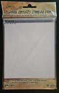 Tim Holtz Distress Specialty Stamping Paper - Matte Coated Cardstock, 20 Sheets