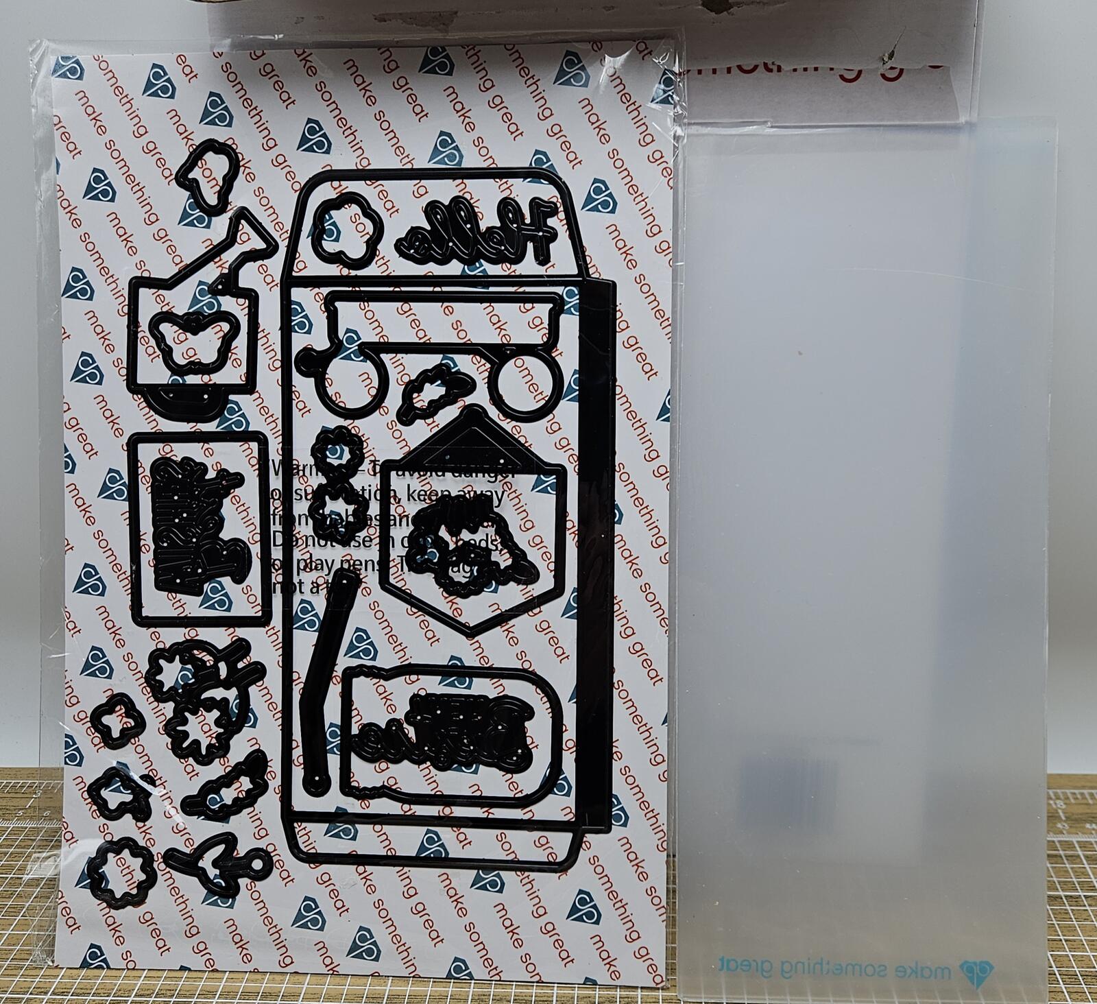 Diamond Press Fresh Cut Flowers Die-Cut & Stamp Set Complete 830982 655222453587