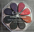 Crafter's Companion Rich Luxurious Ombre Inkpads 8 Colors Water-Reactive Inkpads
