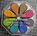 Crafter's Companion Light Fresh Ombre Inkpads - Water-Reactive, 8 Color Set
