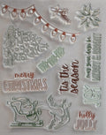 Holiday and Everyday Clear Stamps Set for Card Making and Scrapbooking