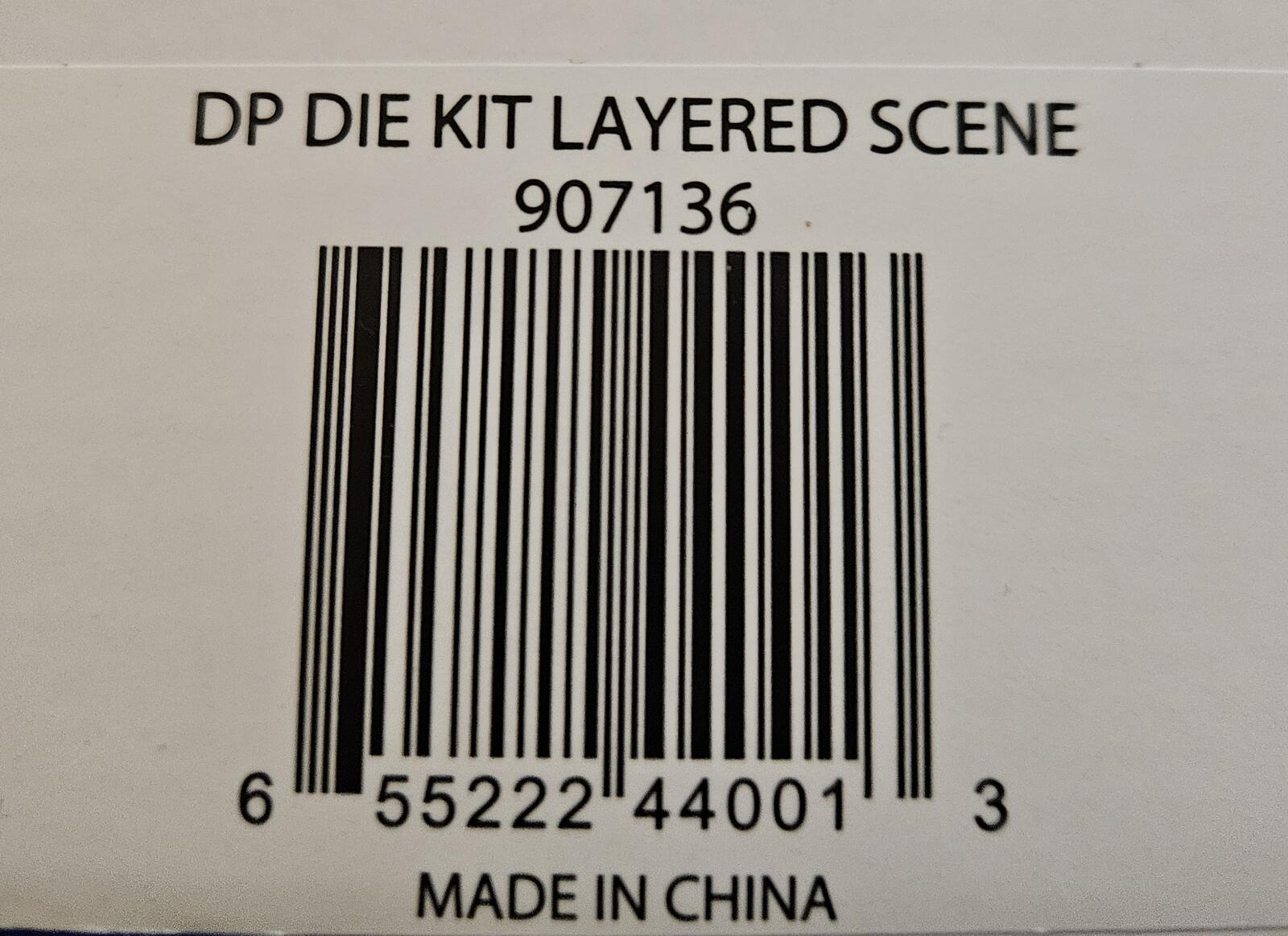 Diamond Press Die Kit Layered Scene Crafting Dies Unused 907136 655222440013