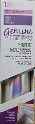Aurora - Gemini Foilpress Papercraft Foil Roll 4.96"(126mm) x 5.46'(5m)