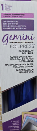 Old Glory Blue - Gemini Foilpress Papercraft Foil Roll 4.96"(126mm) x 5.46'(5m)