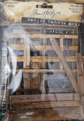 TH94434 Tim Holtz Idea-ology Halloween Baseboards Printed Bookboard 36 pcs