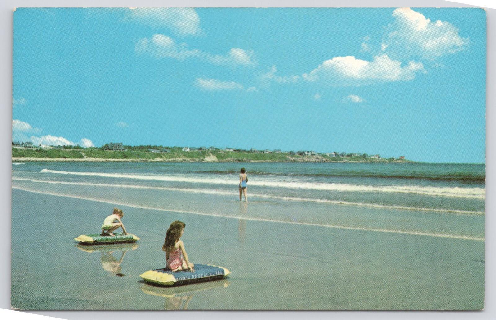 Postcard Waiting for the Tide York Beach Maine Wakefield Trading Co UNP