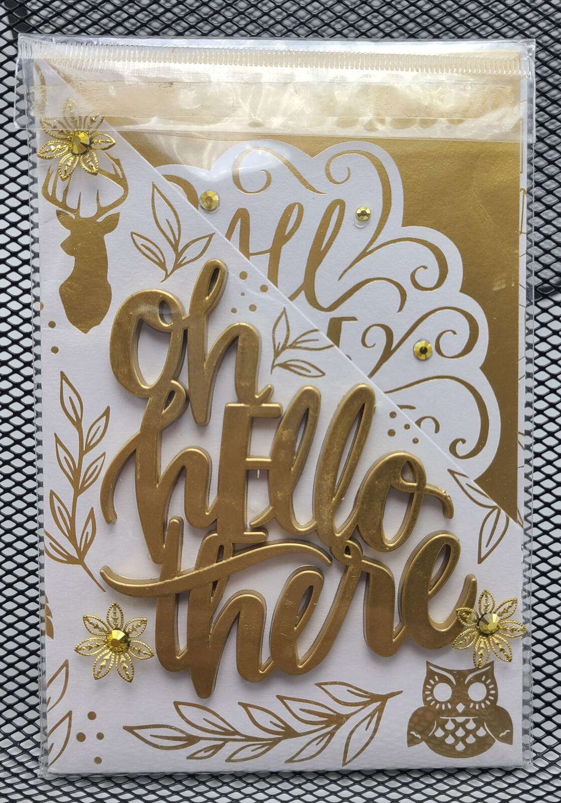 'Oh Hello There' Card EK Success brand Get Inspired CV