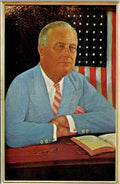 Postcard Franklin Delano Roosevelt thirty-second President United States Katz