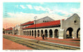 Postcard Linen 1928 Union Depot Phoenix Arizona Central News Publisher