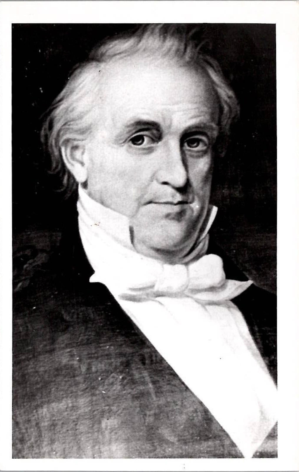 Postcard James Buchanan RPPC Kodak Paper Photo Post Card Divided UNP
