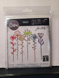 Sixxiz Thinlits Tim Holtz 665846 Artsy Stems NIP 630454279181
