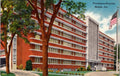 Postcard Providence Hospital Mobile Ala Founded 1854 Colourpicture UNP Linen