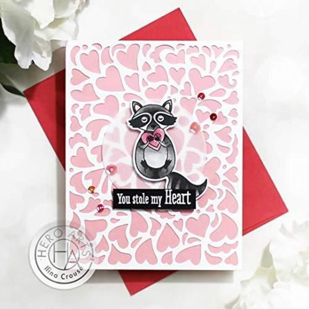 Hero Arts DI483 Fancy Dies  Window on Love Confetti Fancy